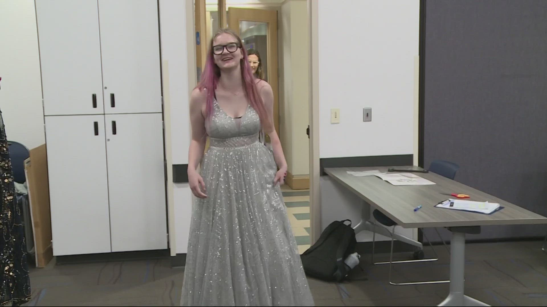 A call to Goodwill industries began with the hope of a few donated dresses, then turned into a shopping adventure for Clackamas County students.