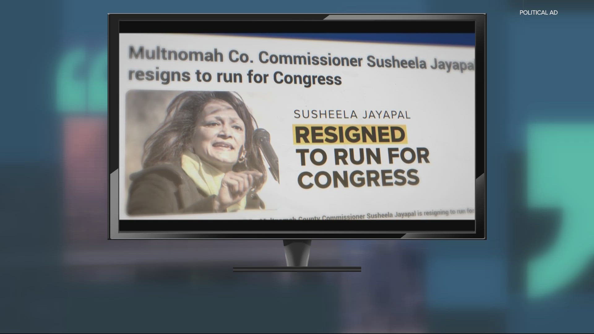 The California-based Super PAC "Voters for a Responsive Government" has been bankrolling ads attacking Jayapal in the 3rd Congressional District race.