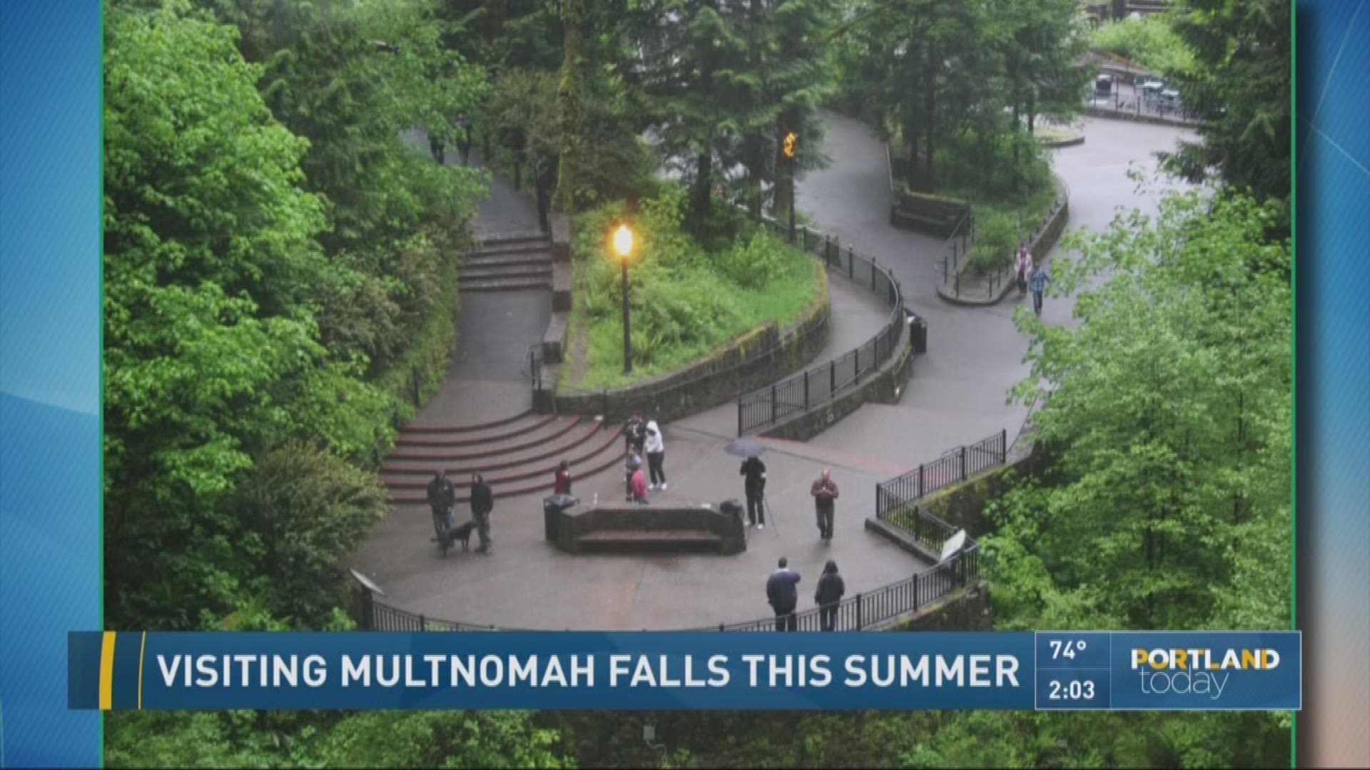 Visiting Multnomah Falls this summer