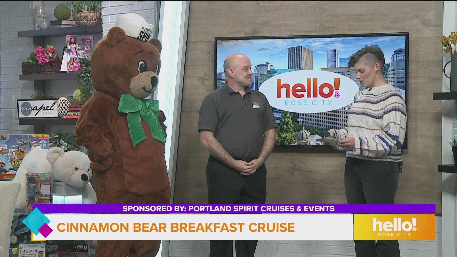 This segment is sponsored by Portland Spirit Cruises & Events