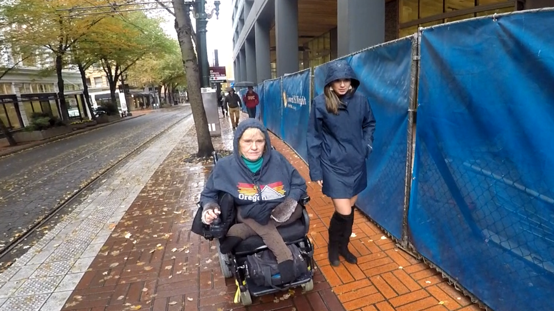 People With Disabilities Face Mobility Challenges In Downtown Portland Construction Zones