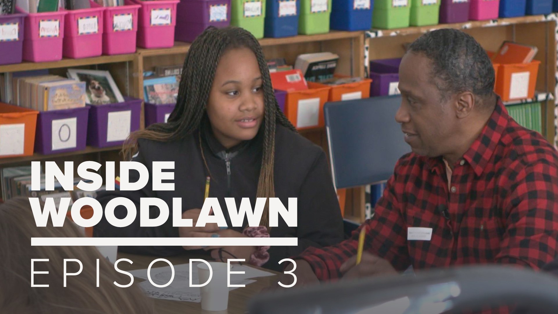 More than half of the students at Woodlawn Elementary don't live in the neighborhood because their families can't afford to rent or own homes there.