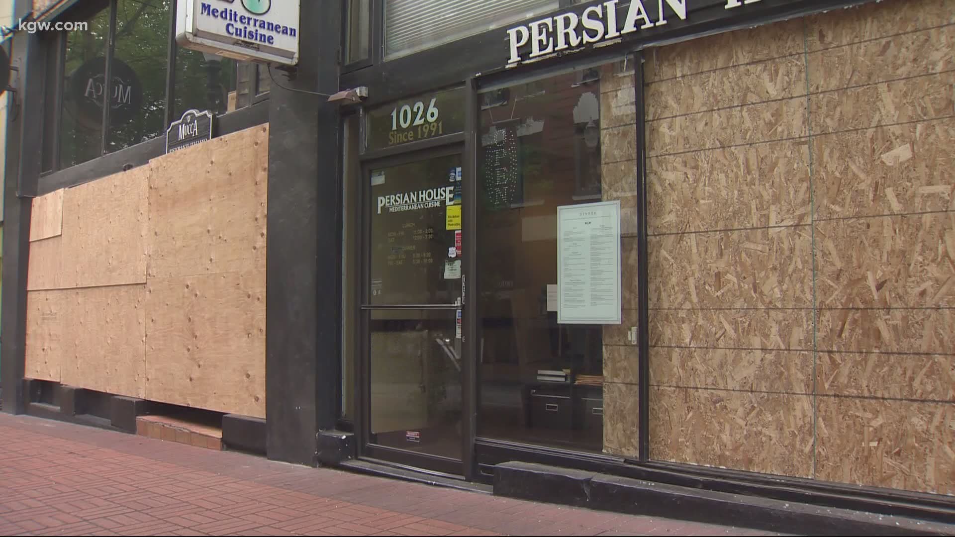 The Portland Business Alliance released a report on the damage caused during downtown protests.
