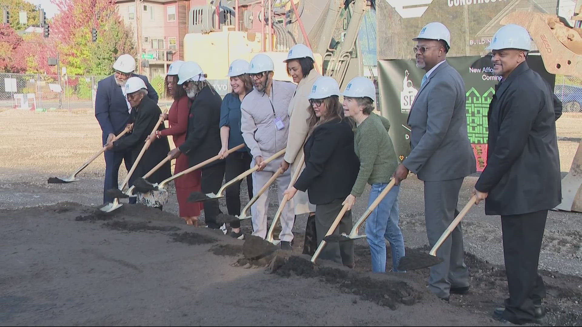 The "Strong Family Apartments" will be a new 75 home affordable housing complex located on the corner of North Alberta Street and Williams Avenue.