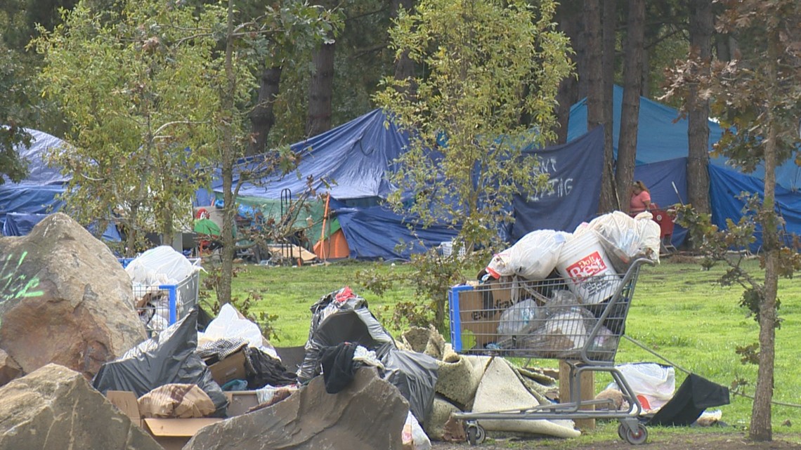 Rise In Homelessness Evident At Portland Park Kgw Com