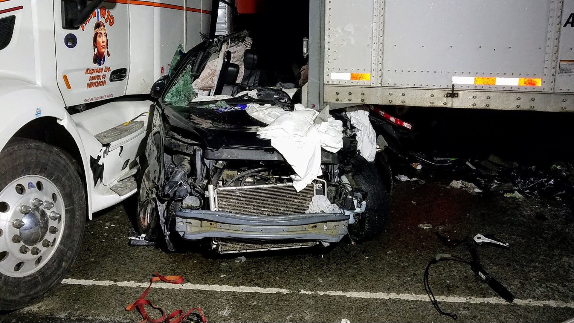 Woman dies from injuries suffered in large weekend crash on I-84 | kgw.com