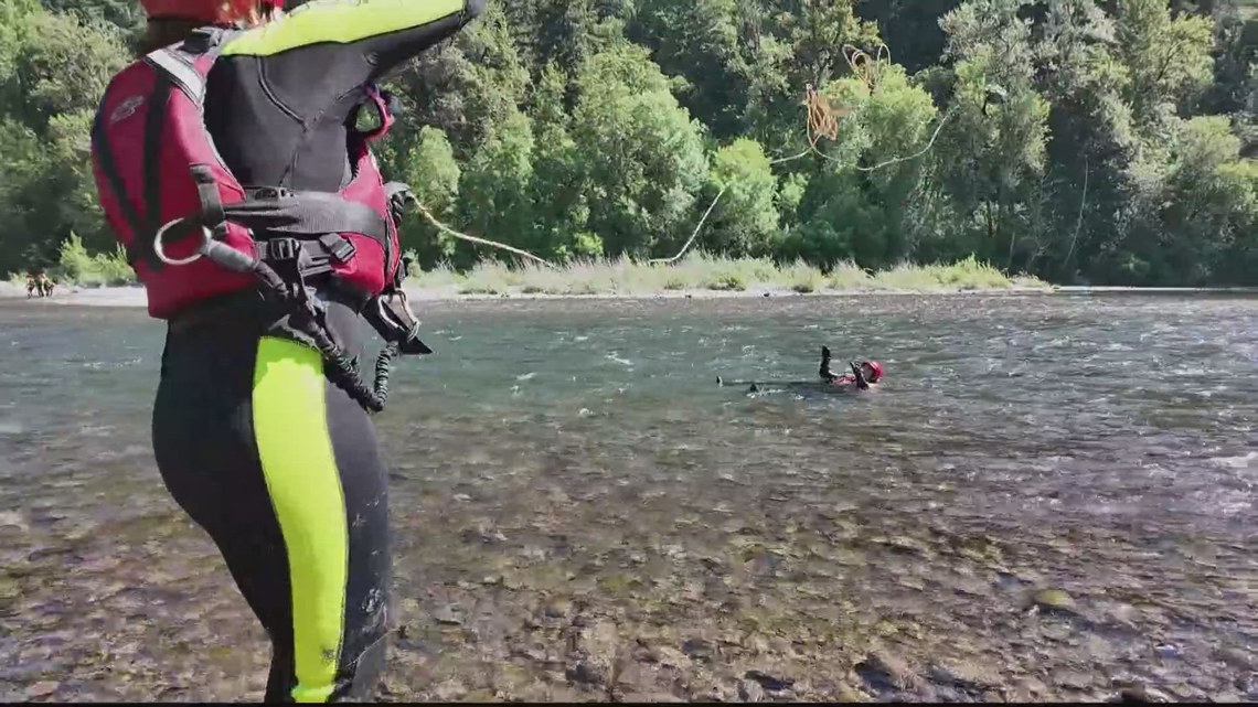 AMR river rescuers finished training ahead of Memorial Day weekend as warm weather will bring more people to Oregon rivers.