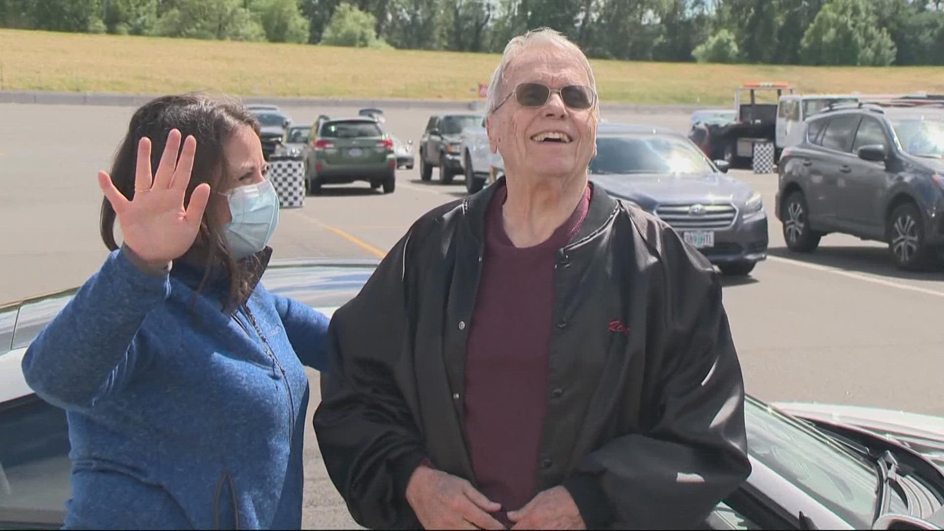 Ron Brady has had a lifelong enthusiasm for fast cars. His family hopes the experience of driving a Porsche 911 GT3 around the racetrack will stick with him.