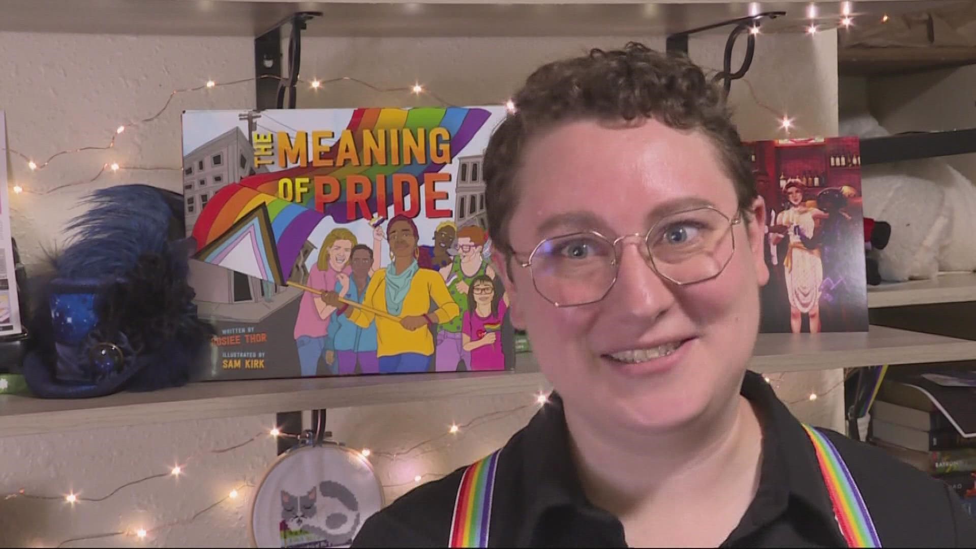 Oregon author Rosiee Thor has a new children's book on the meaning of LGBTQ pride. KGW spoke to her about her inspiration behind the book.