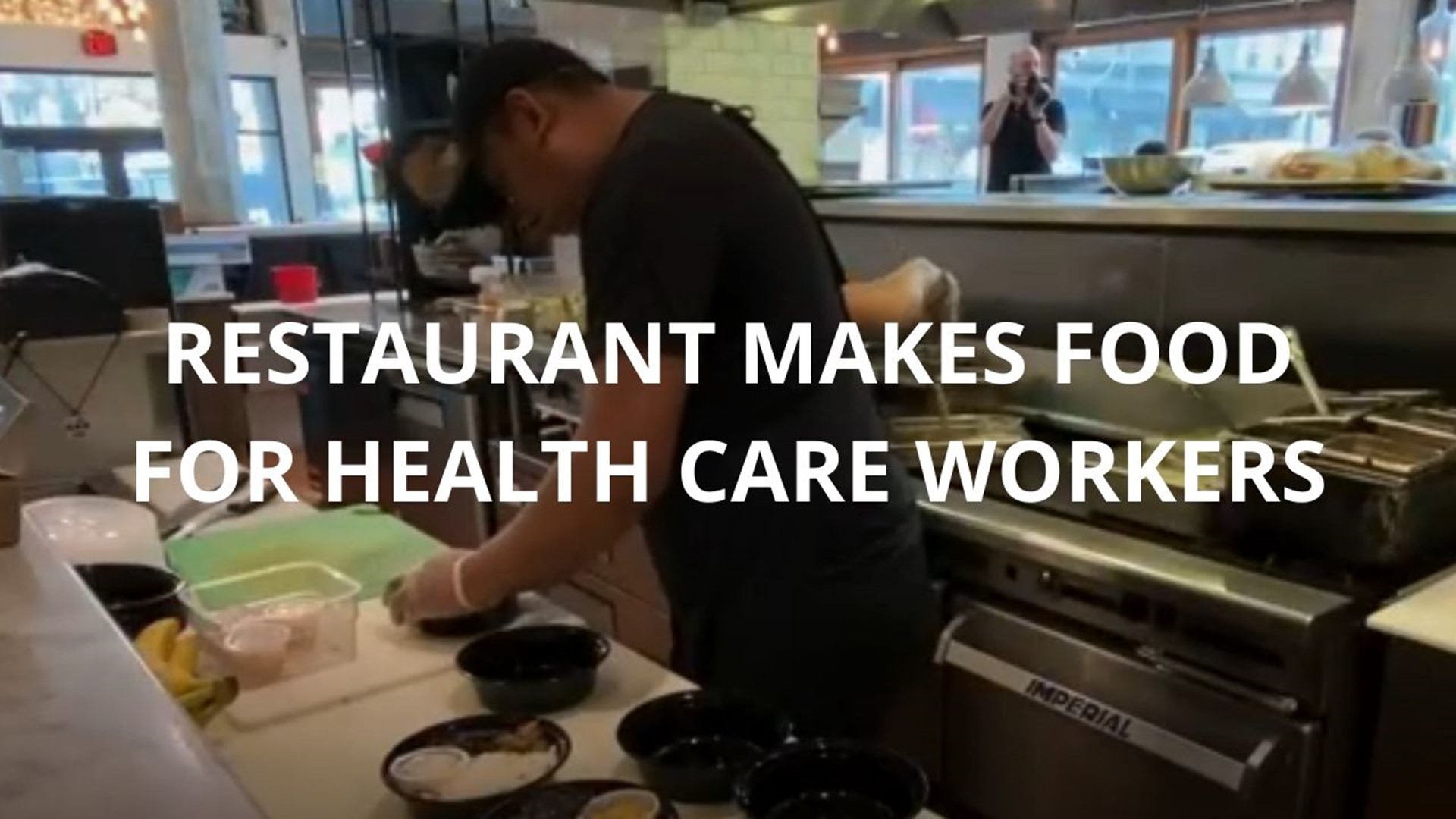 A local restaurant is making food for health care workers on the front lines.