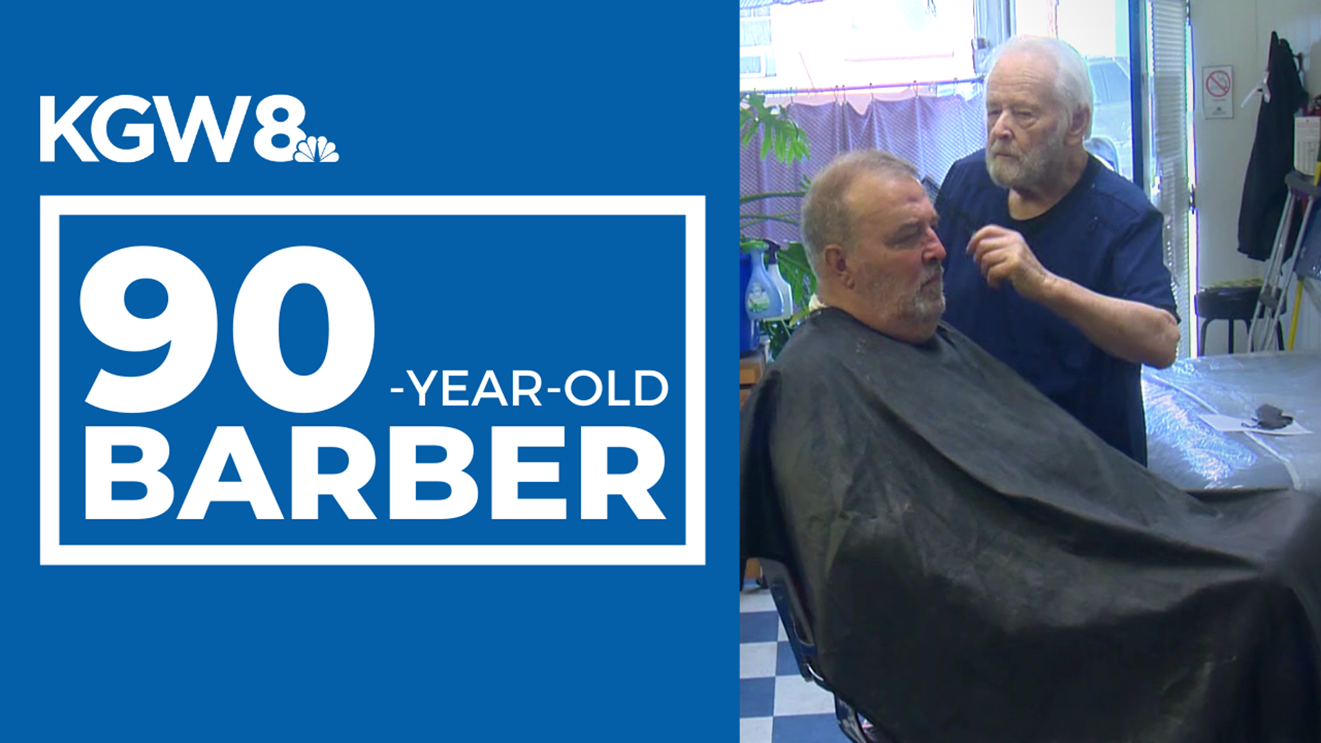 Local barber Ivan Tadic, a.k.a. 'Ivan the Hairable,' is celebrating his 90th birthday tomorrow. He's been cutting hair in Multnomah Village since 1949.