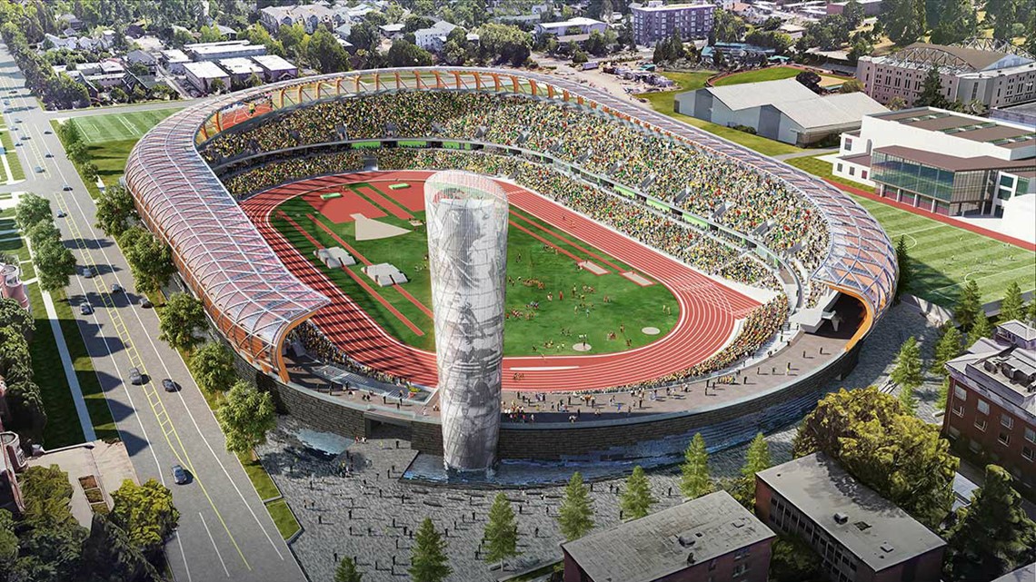 'The finest in the world' UO unveils new design for Hayward Field