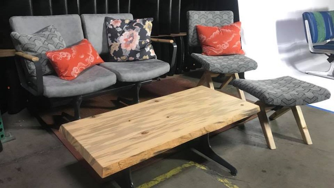 Photos PDX benches transformed into modern furniture