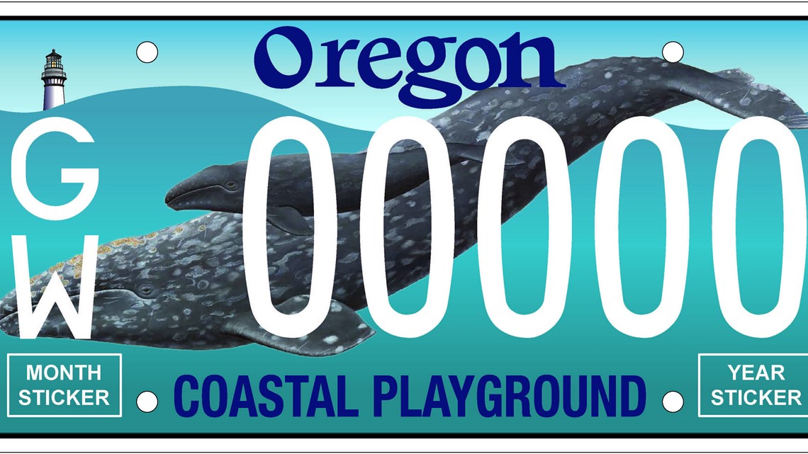 Oregon whale license plates going into production | kgw.com