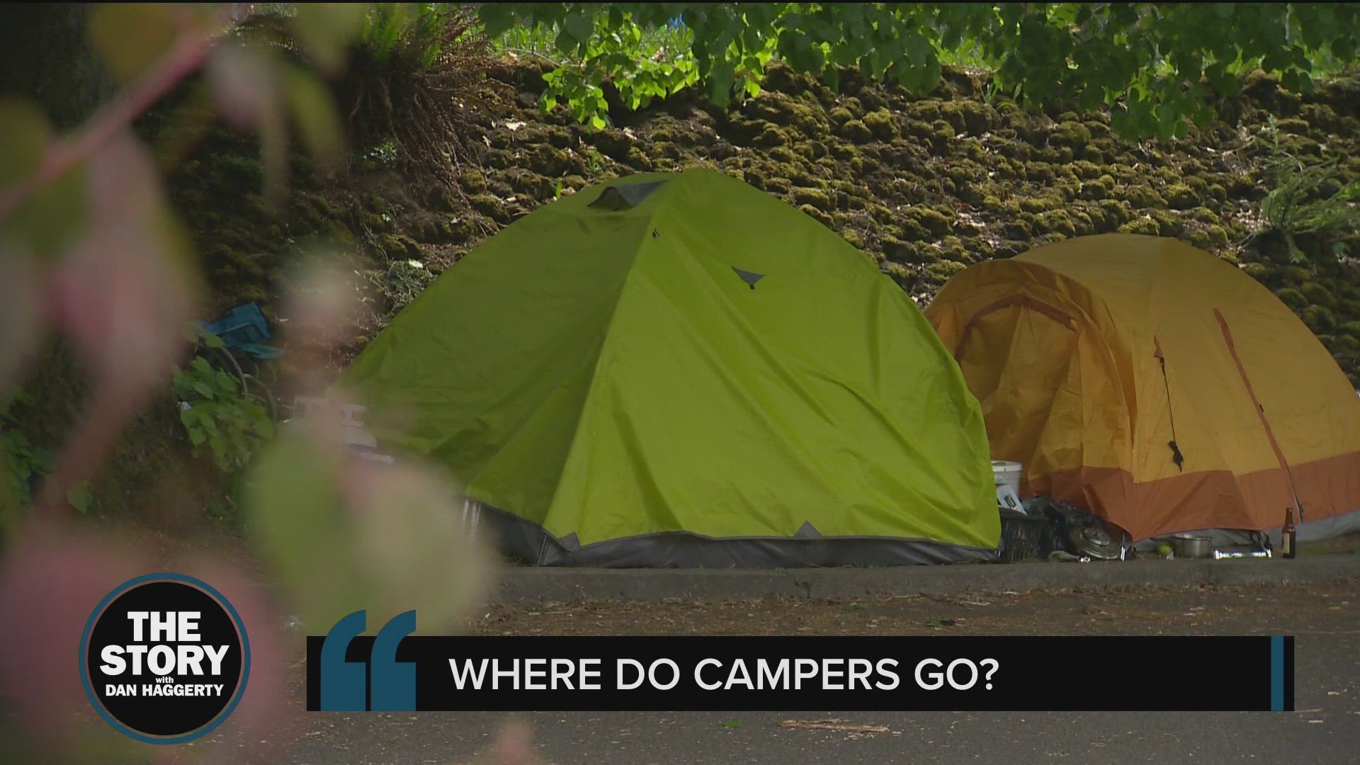 A two-part question from a viewer had us reach out about where do people go when their camps are cleared in Portland