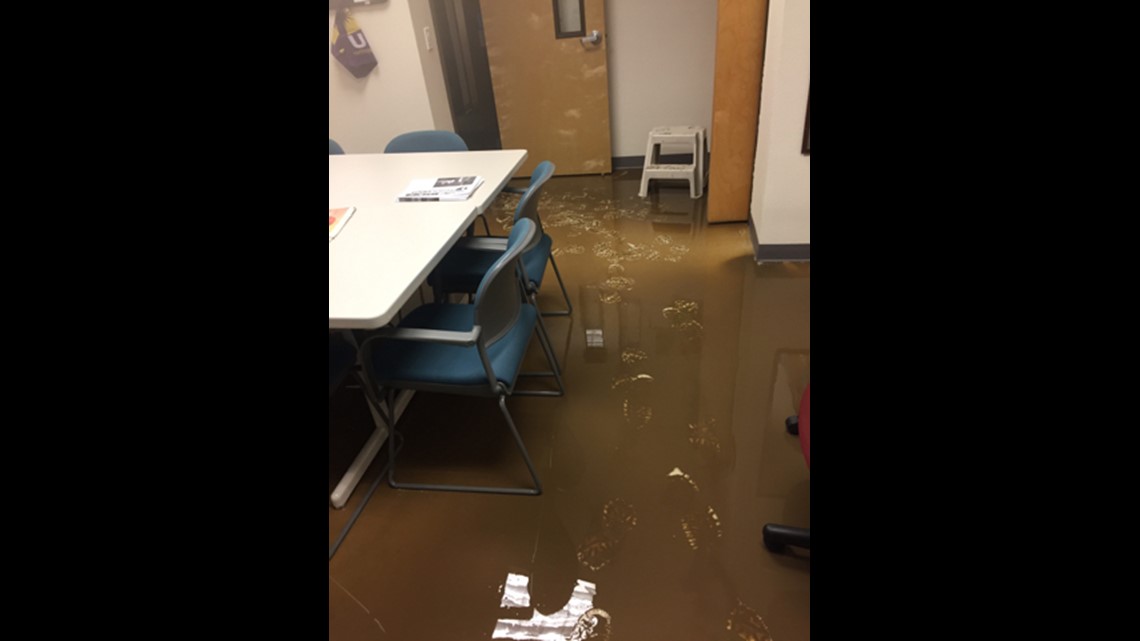 PHOTOS Pipe leak floods Lake Oswego DMV