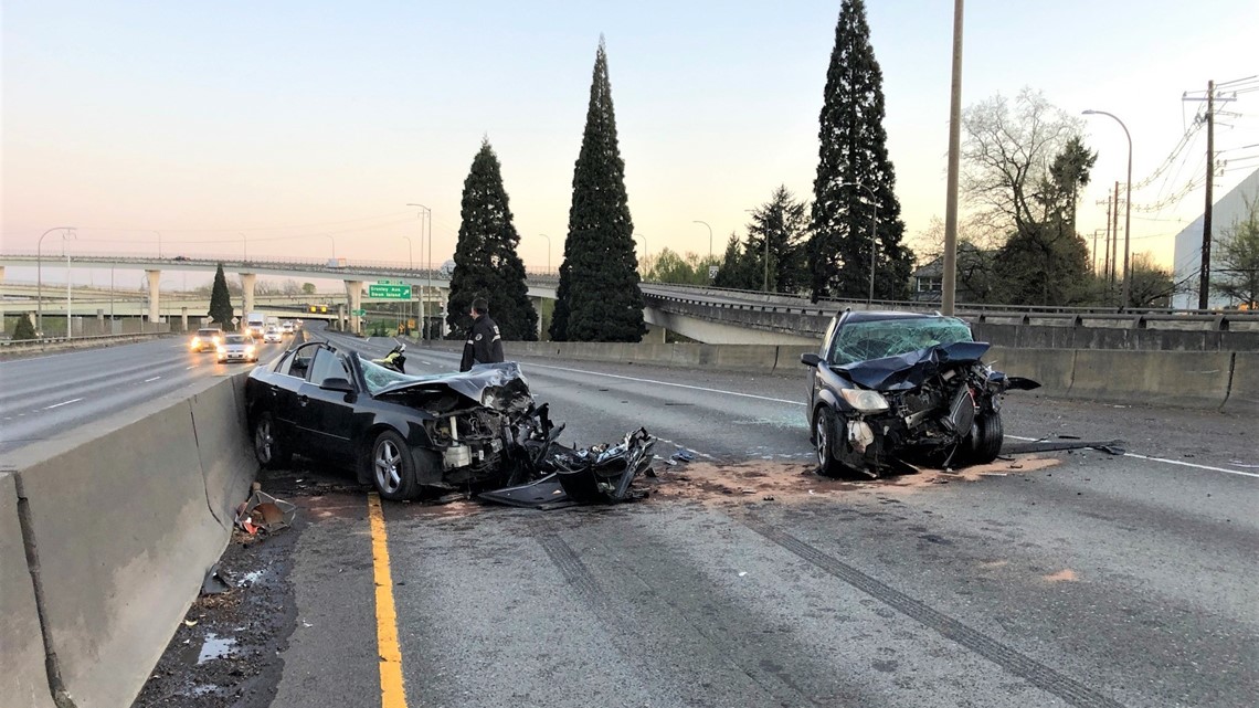 2 drivers die after headon crash on I5 in Portland