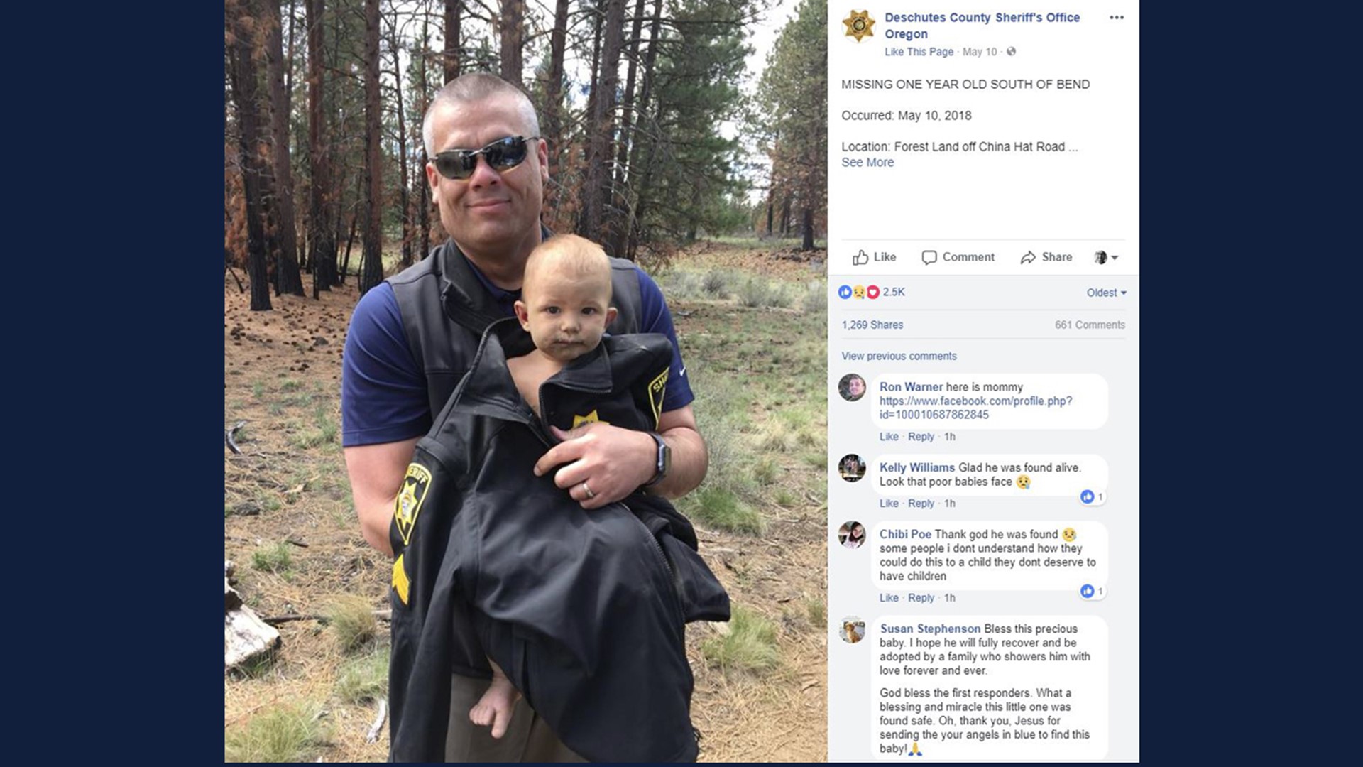 Donations Pour In After Missing Baby Found In Central Oregon | Kgw.com