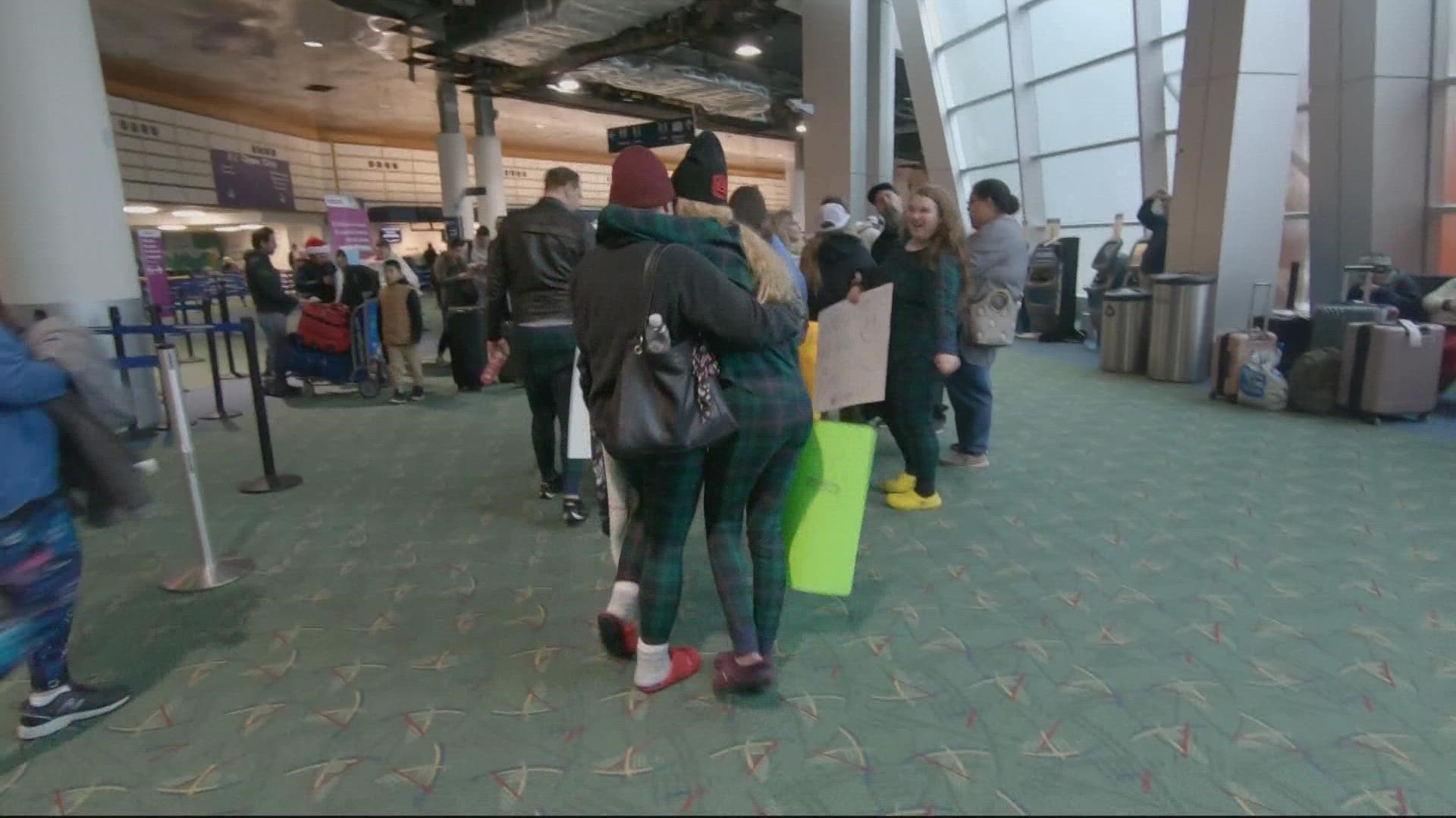 Alaska Airlines has resumed operations in Portland with some expected cancellations due to displaced aircraft and crews as a result of Friday's storm.