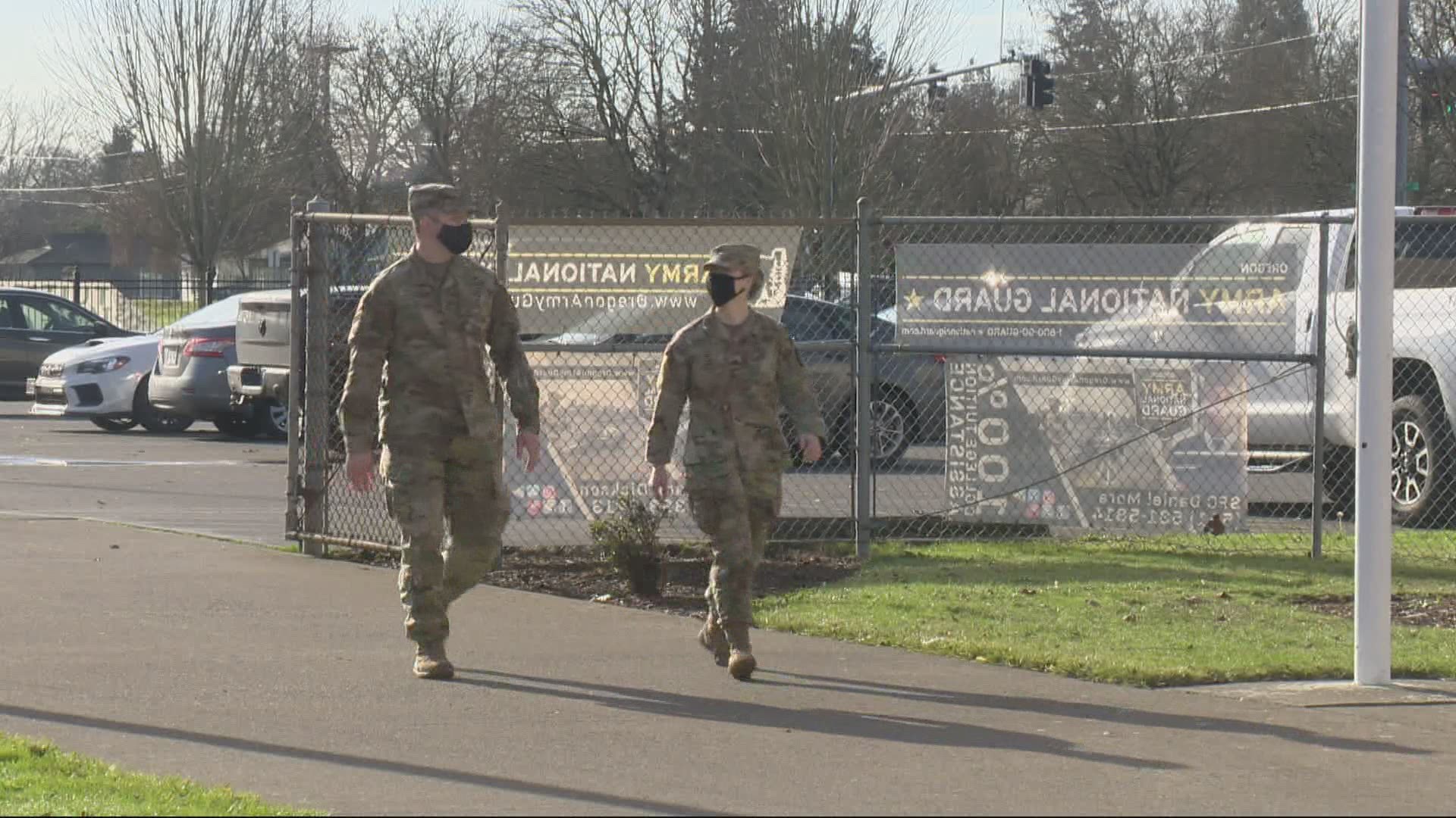 Thirty guardsmen will leave for Washington D.C. on Friday to help with security for Joe Biden's presidential inauguration.