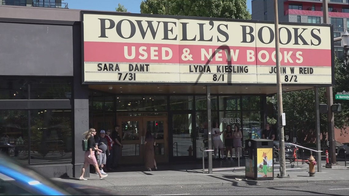 I work at Powell's Books in Portland, Oregon. Please sign our