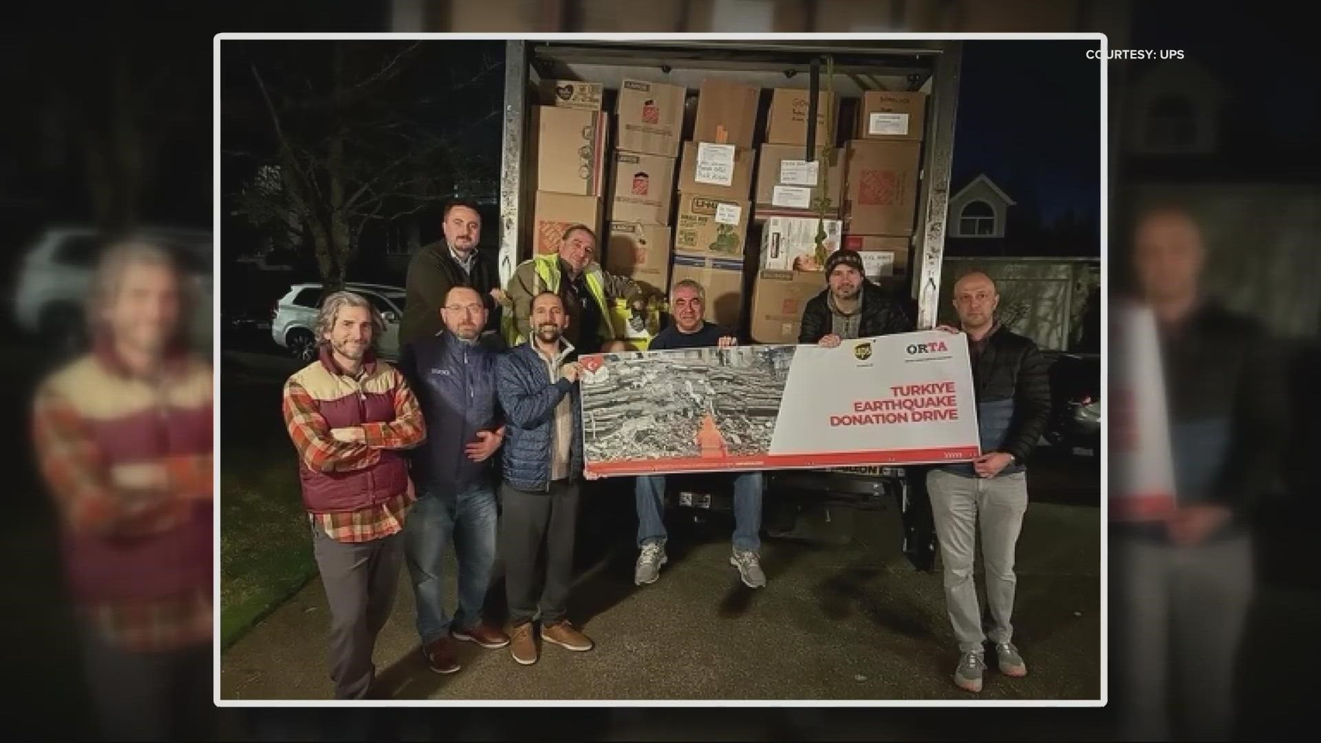 When supply drive volunteers needed to transport tons of donations to Seattle, Murat Yavuz drew upon his strengths and UPS support