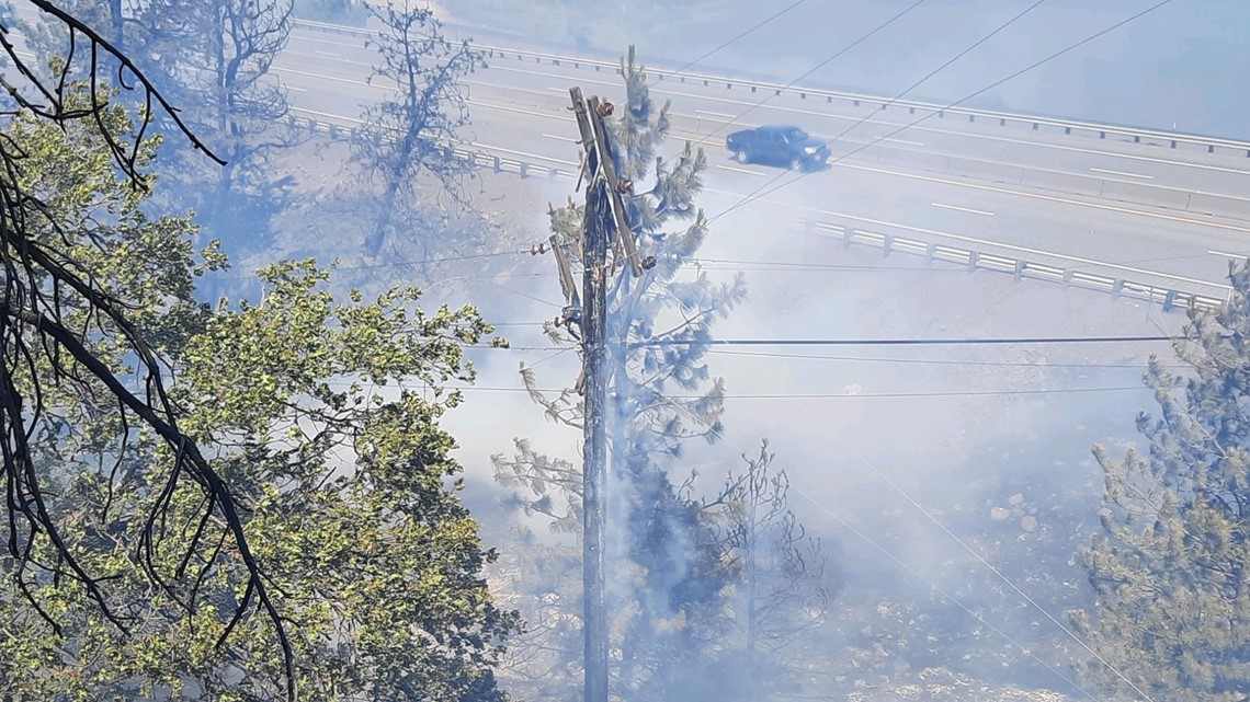 PHOTOS Wildfire burning near The Dalles, Oregon