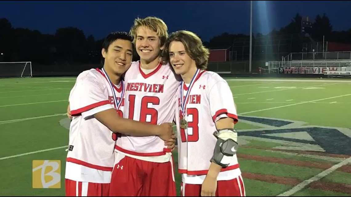 Lacrosse player collapses, teammates save life at Westview High School