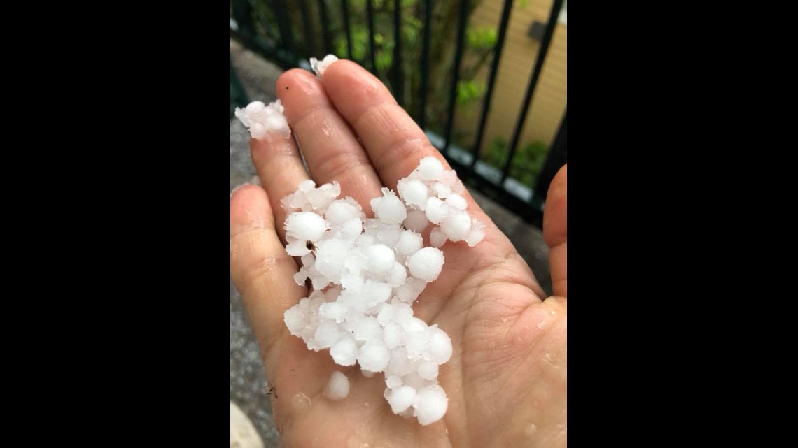 PHOTOS: Summer storm brings rain, hail and snow | kgw.com