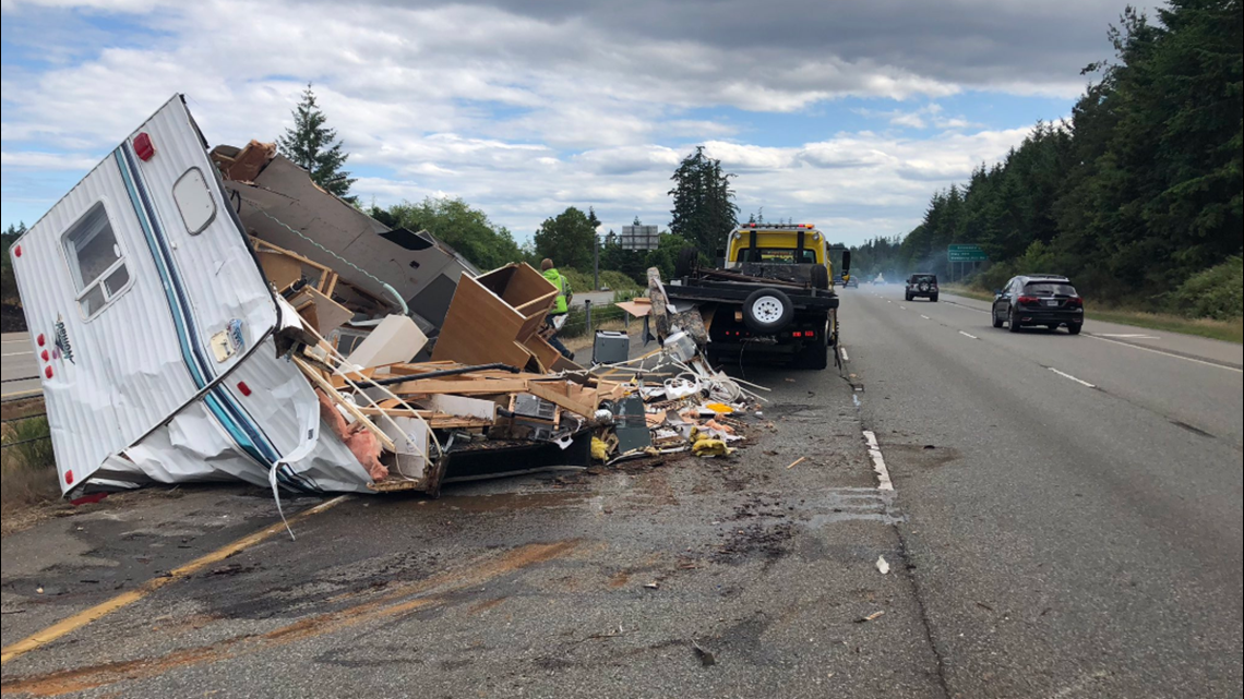 Travel Trailer Destroyed In Washington Crash 20 Minutes After Purchase ...