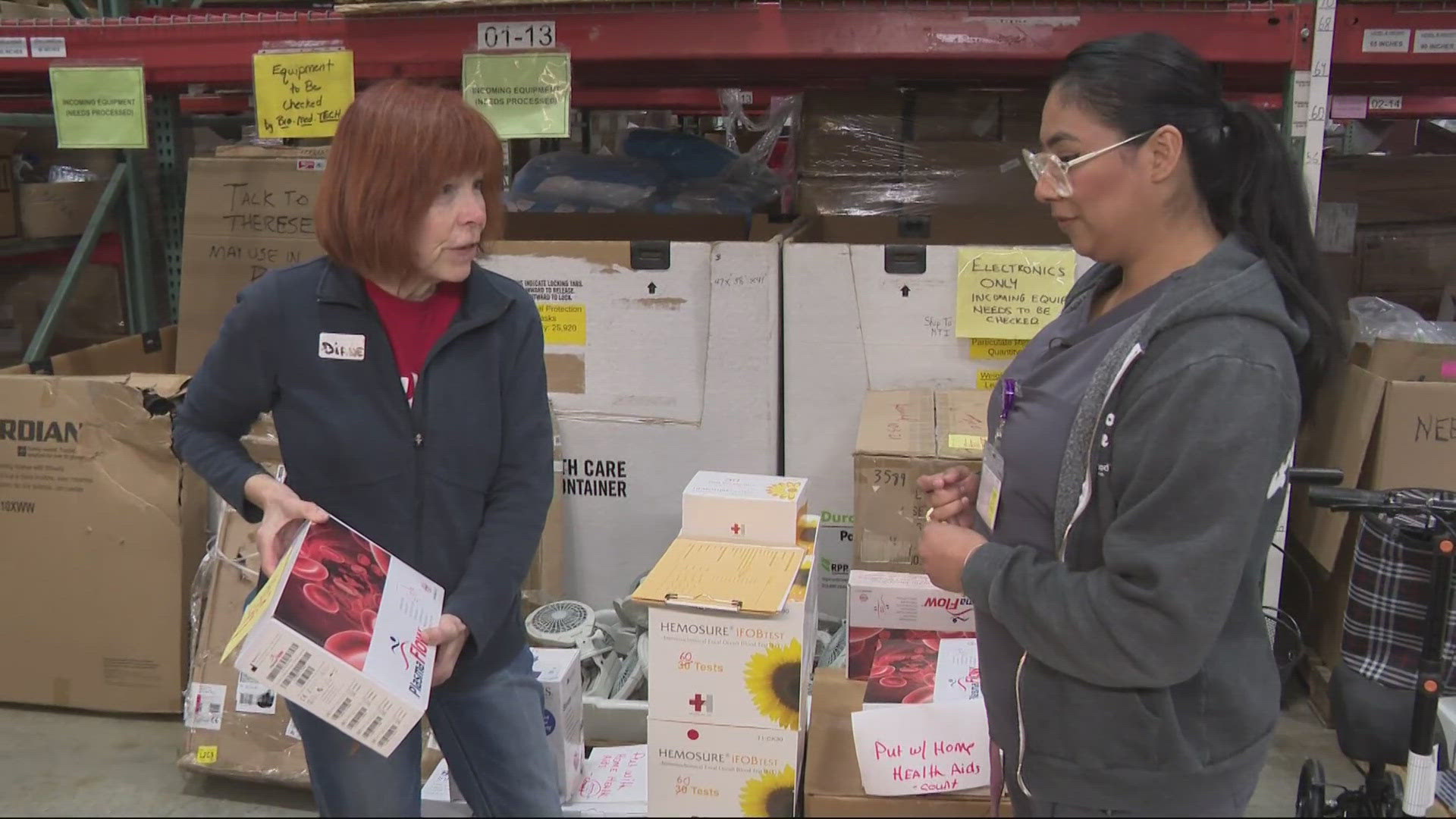 At their Tigard distribution center, MTI hosted a gift-in-kind event for 15 local charities; they're also preparing medical supplies for Pakistan.