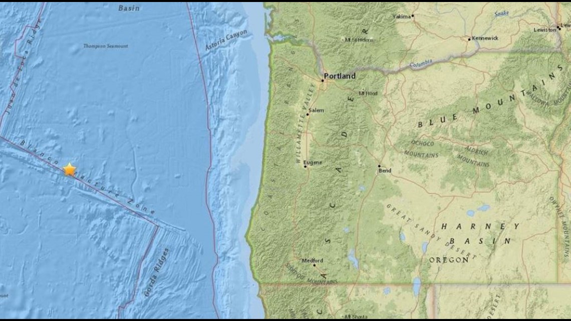 Oregon coast tsunamis