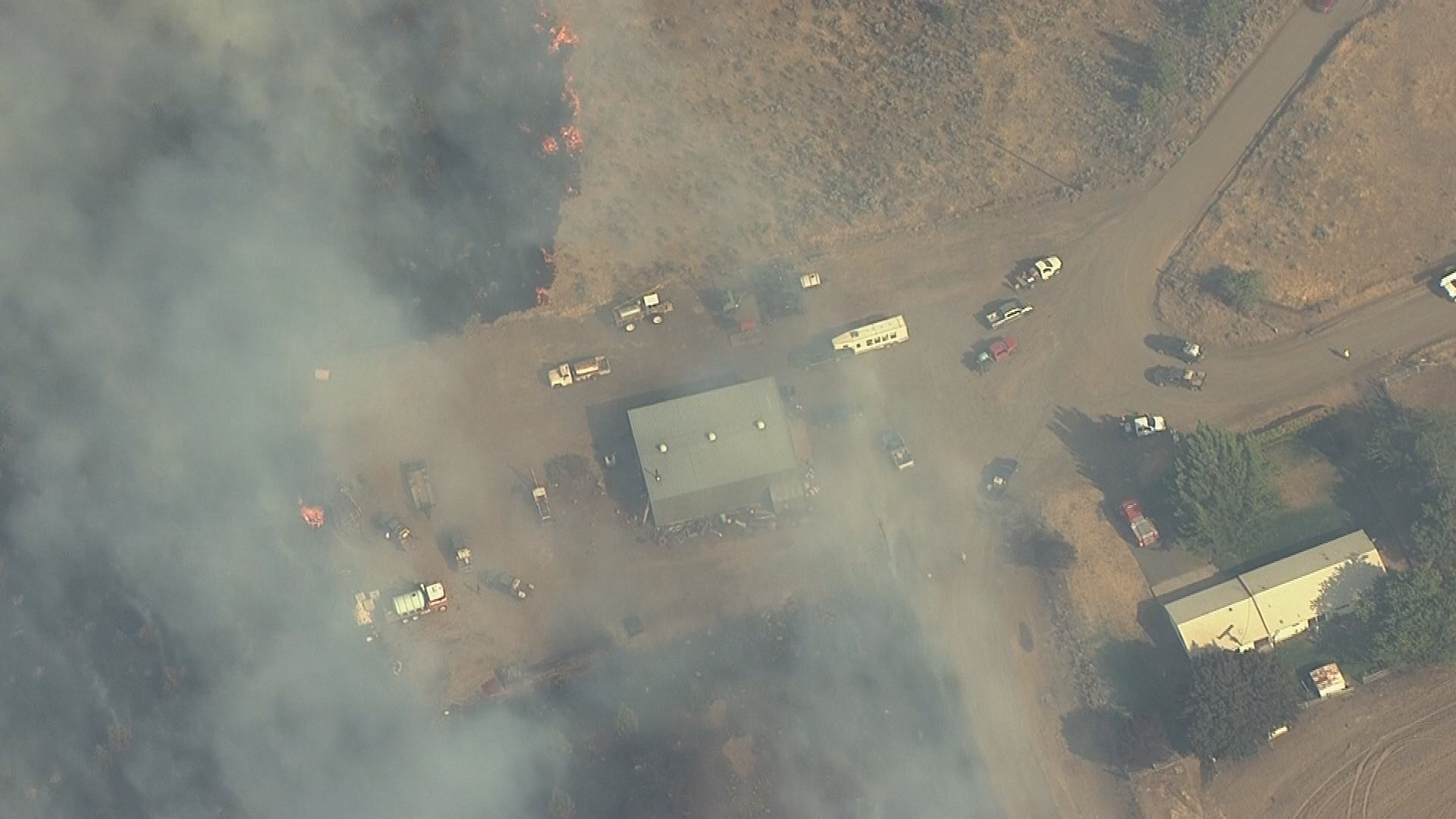 Photos Wildfire burns near Dufur