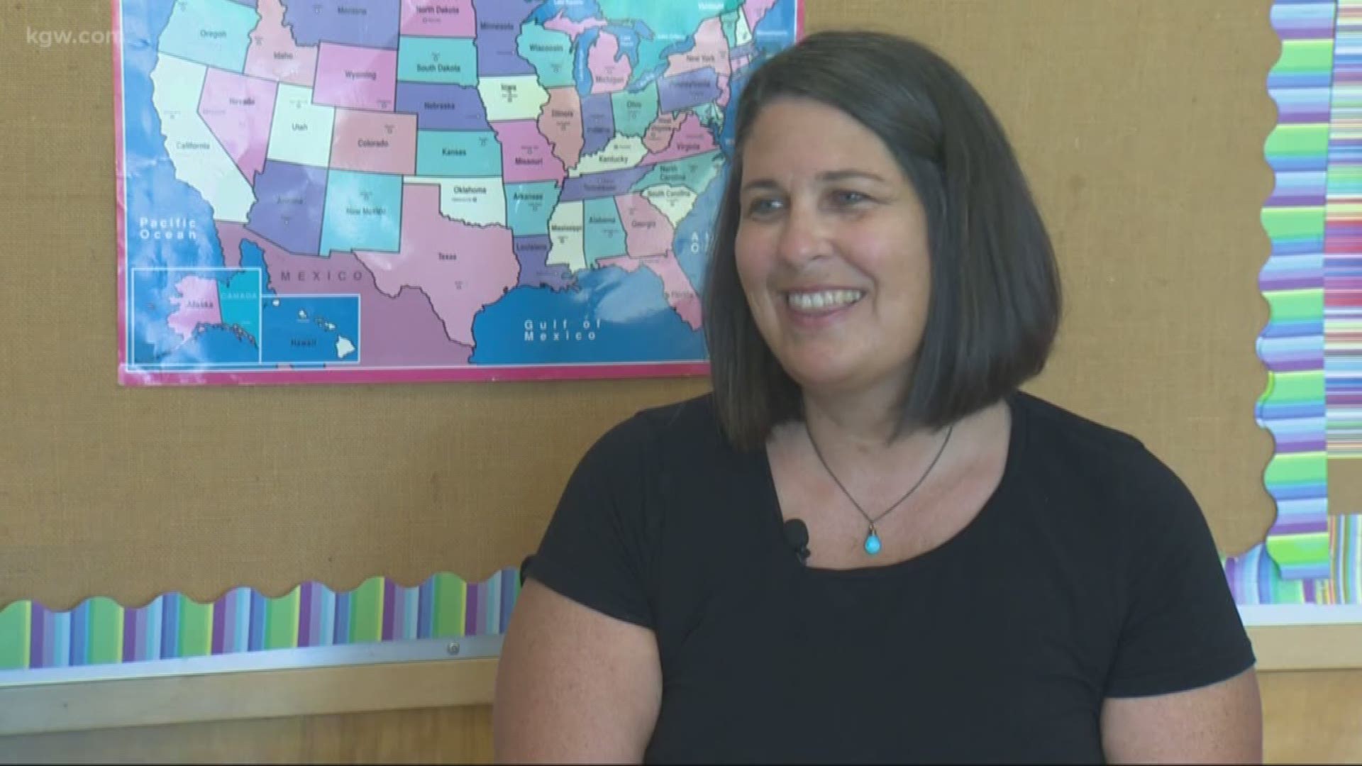 KGW Sunrise anchor Brenda Braxton asked teacher Sarah Kohn eight questions about being a 5th grade teacher. If she could take her students anywhere on a field trip, it would be to Washington D.C.