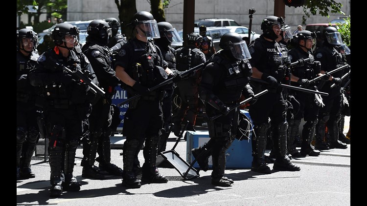 Portland police training on protests ends with slide showing mock prayer  for 'dirty hippy,' prompts investigation 