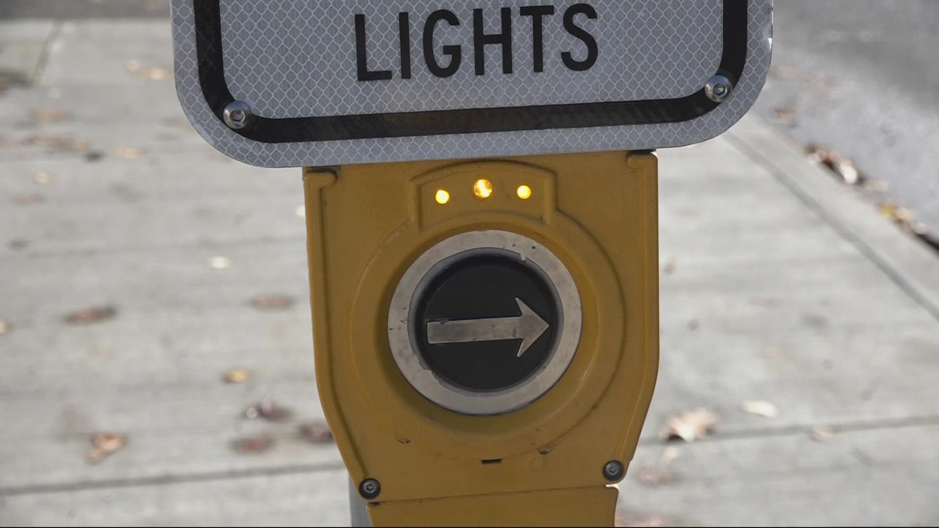 In the next year, ODOT plans to install 10 rapid flashing beacons along Southeast Powell Boulevard. It's a stretch prone to accidents involving pedestrians.