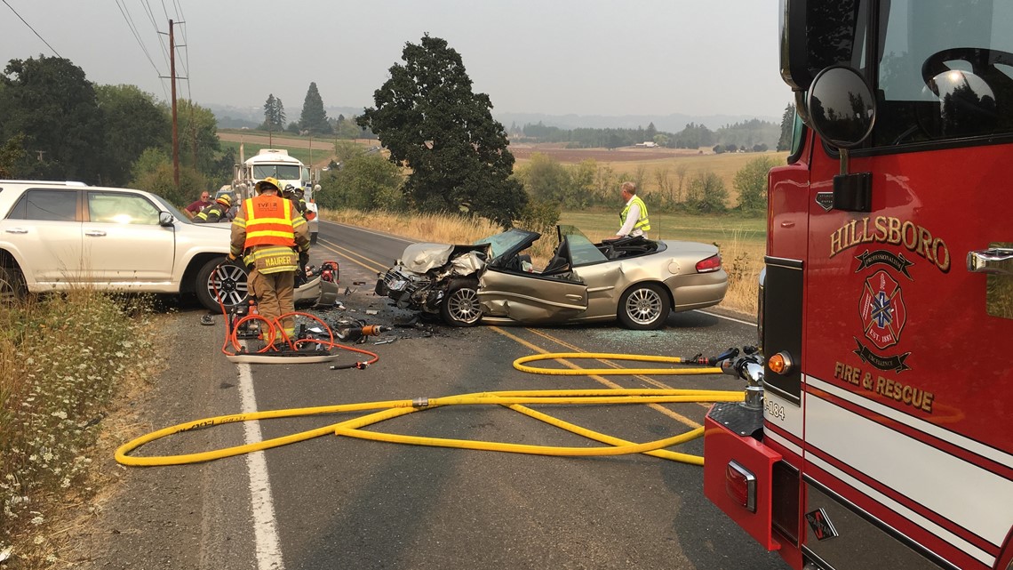 One Critically Injured In Head-on Crash Near Hillsboro | Kgw.com