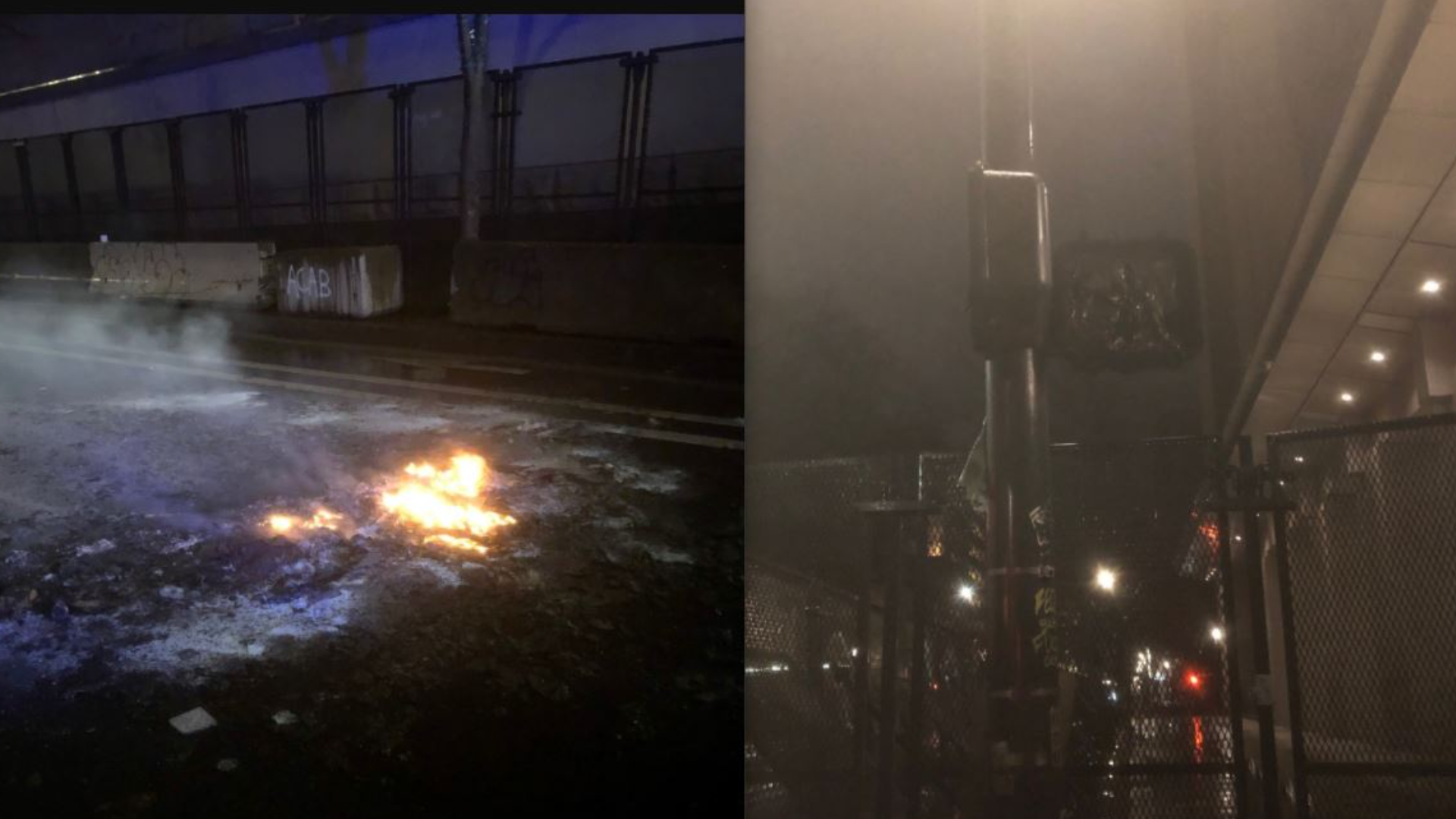 Portland police declare riot outside federal courthouse on New Year's ...
