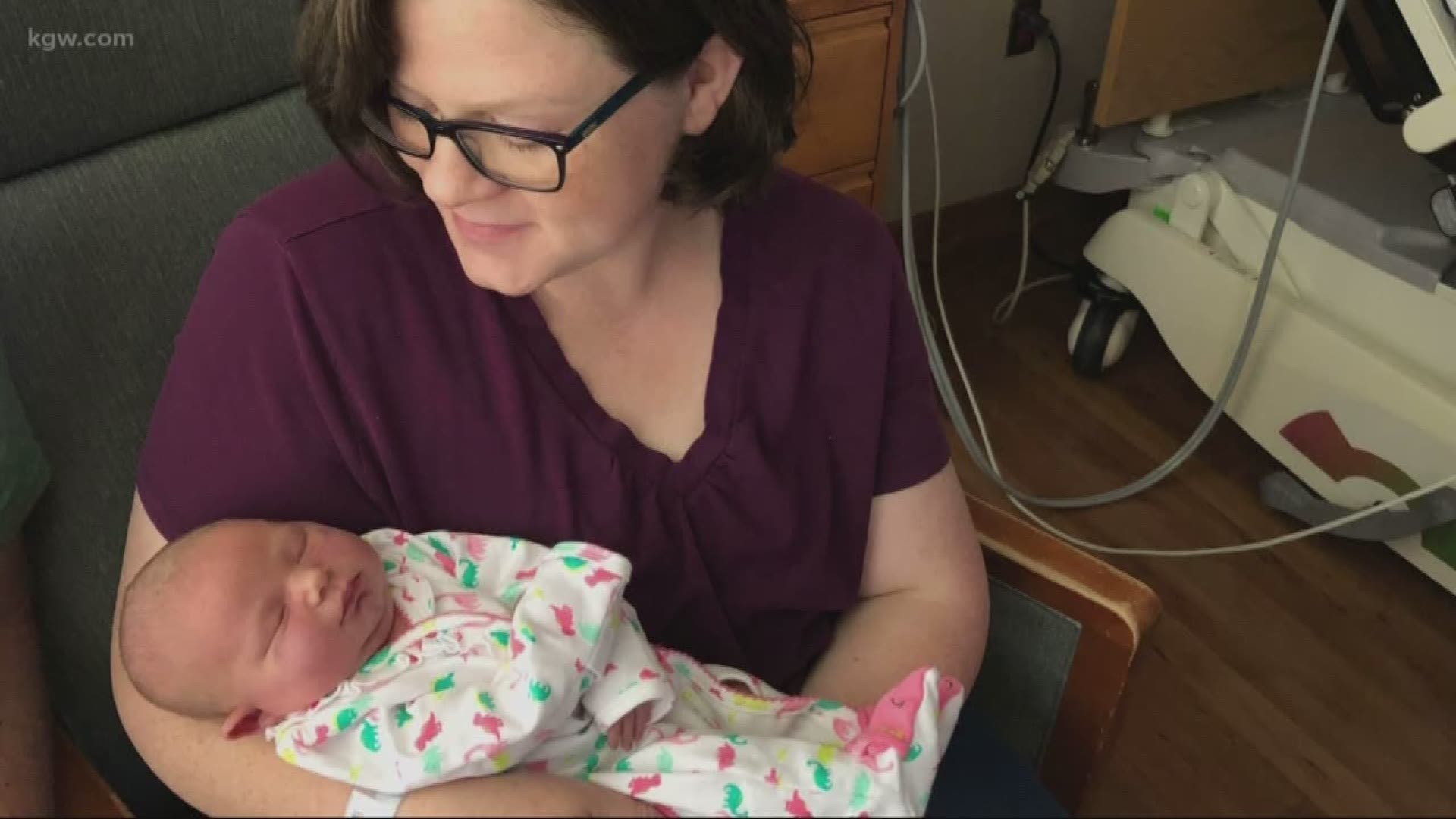 Cascade Locks couple delivers baby Clare in car
