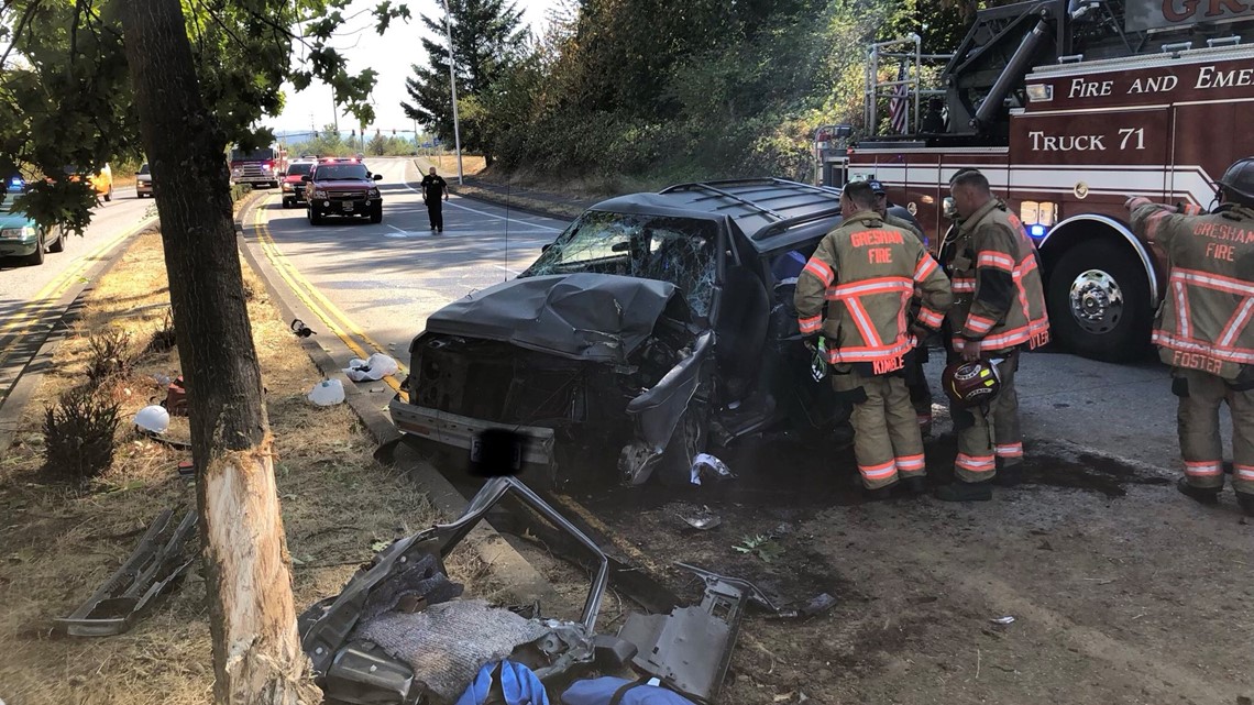 One person injured in Fairview crash