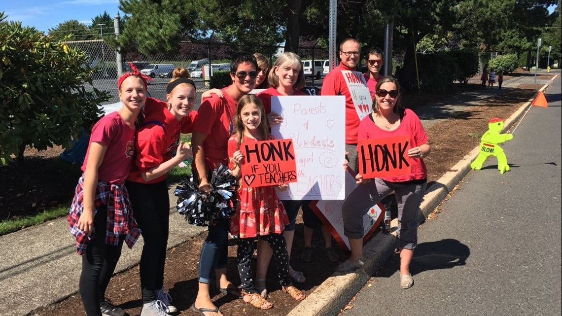 As other districts come to agreements, Evergreen teacher strike