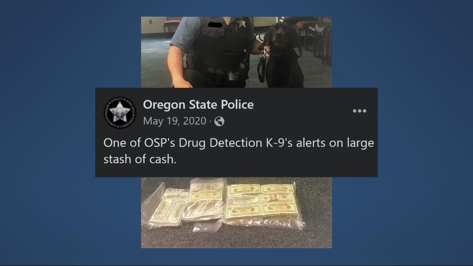 An Oregon State Trooper is the target of a class-action lawsuit claiming the drug interdiction cop underreported stops and targeted minorities.