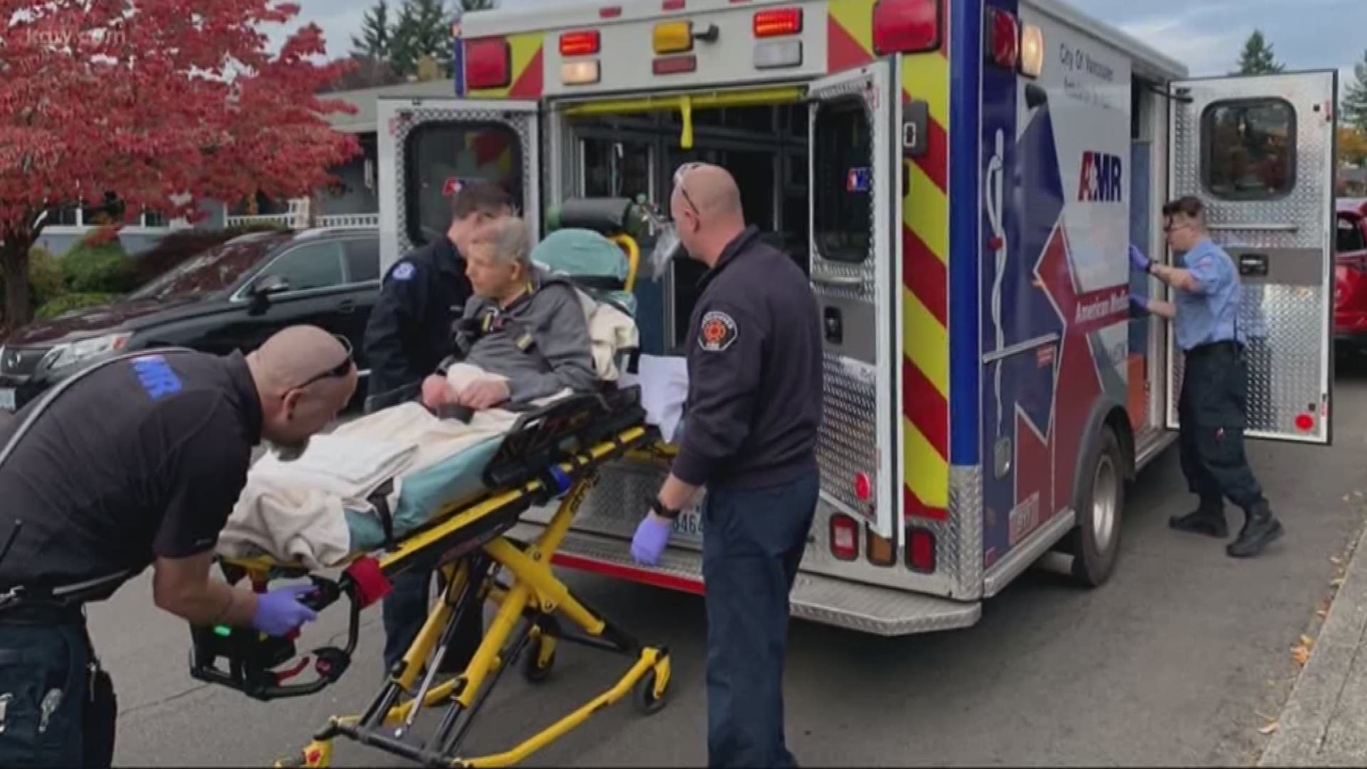 A man running for Vancouver City Council, saved the life of a 91-year-old man who had fallen and hit his head.