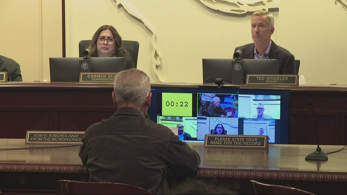 Daytime camping ban draws strident testimony during hours-long Portland City Council session