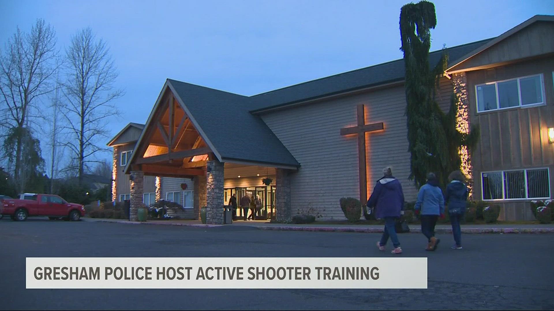 Police in Gresham give tips for what to do in an active shooter situation