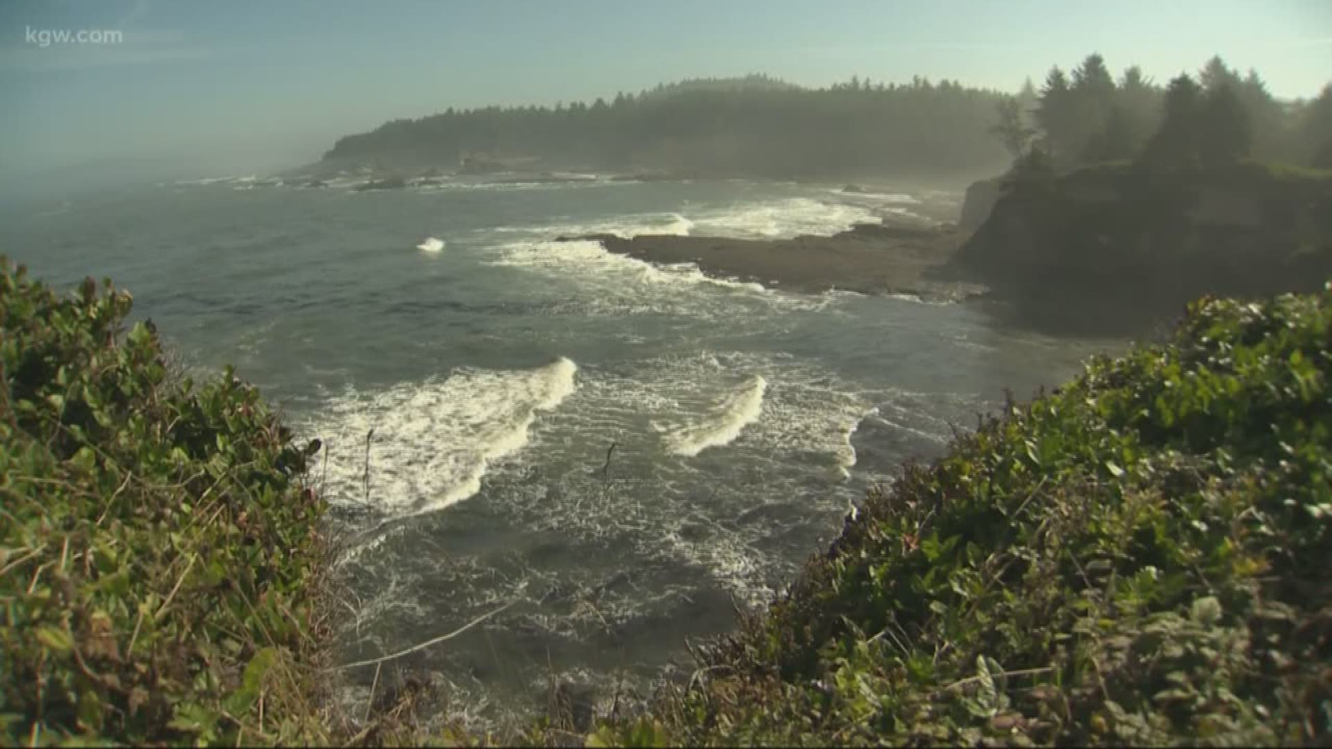 Video shows danger of King Tides on Oregon Coast