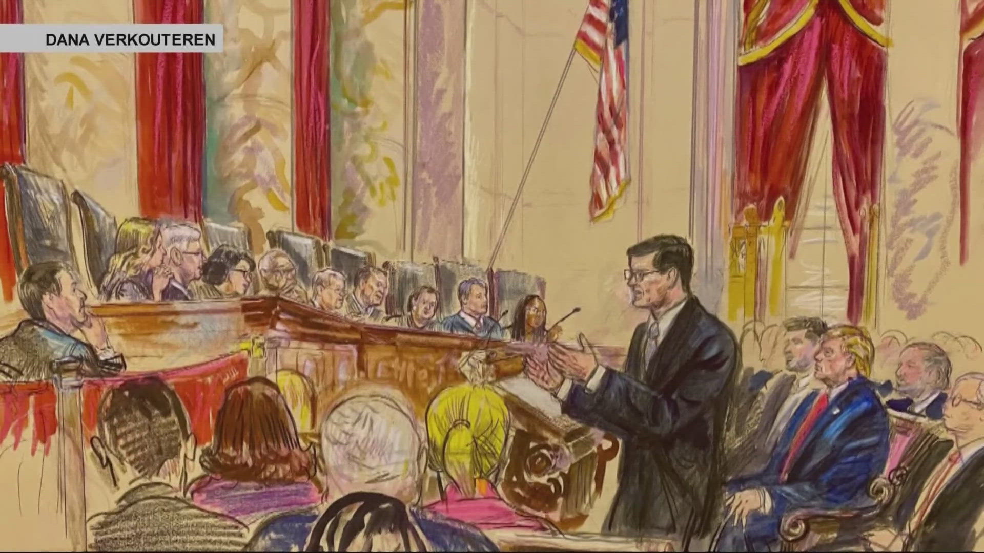Supreme Court hears arguments in birthright citizenship case | kgw.com