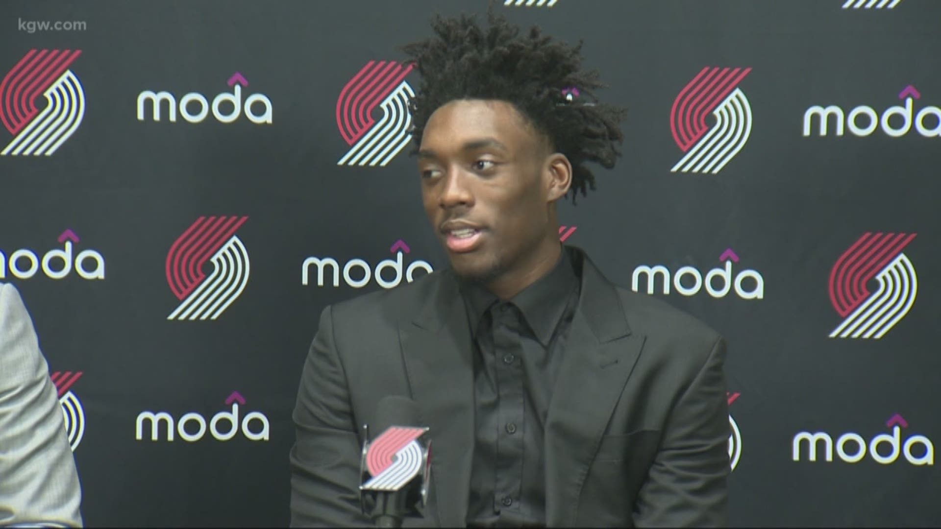 Nassir Little was picked 25th in the first round by the Blazers, considered a steal. "People are really nice out here. Everyone's saying, 'Welcome to Portland. Welcome to Portland. I'm from Florida. People are nice out there but it's not like this."