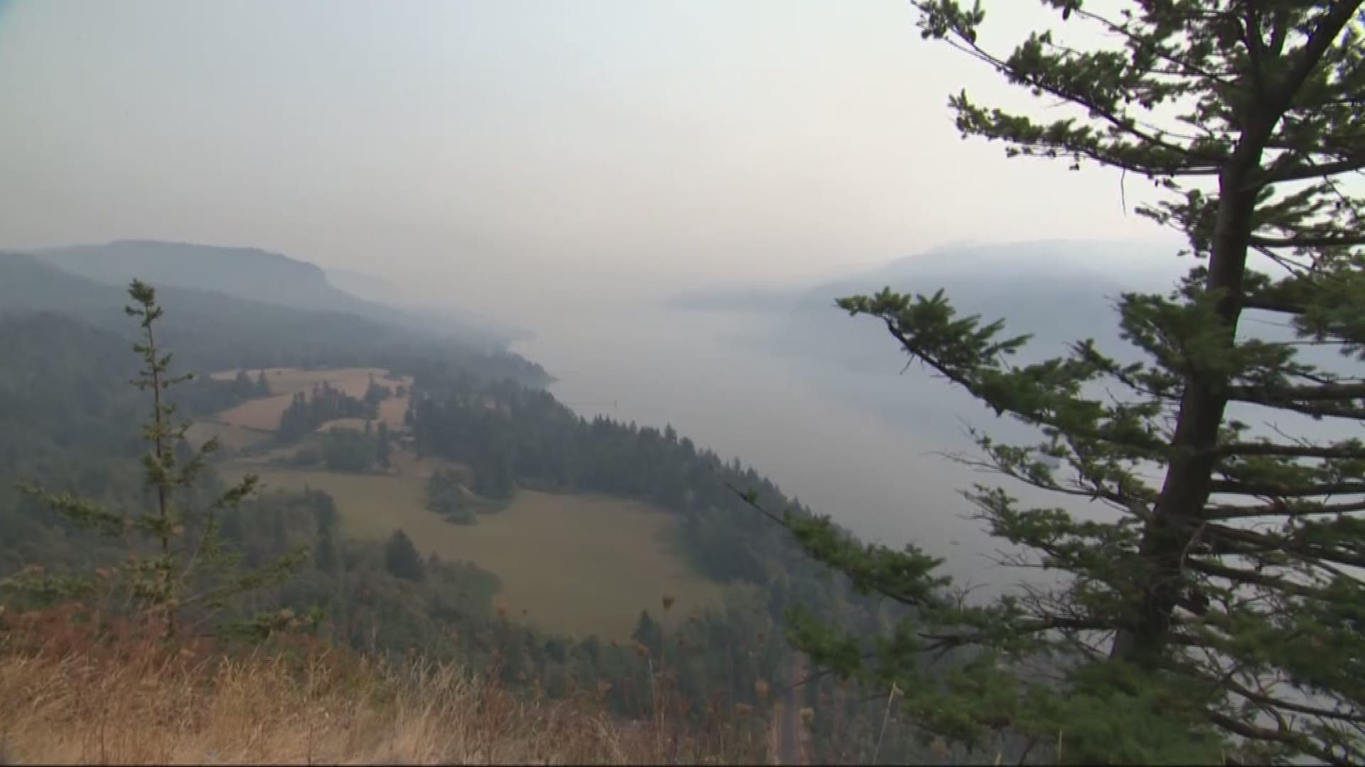 Eagle Creek Fire continues to burn Friday