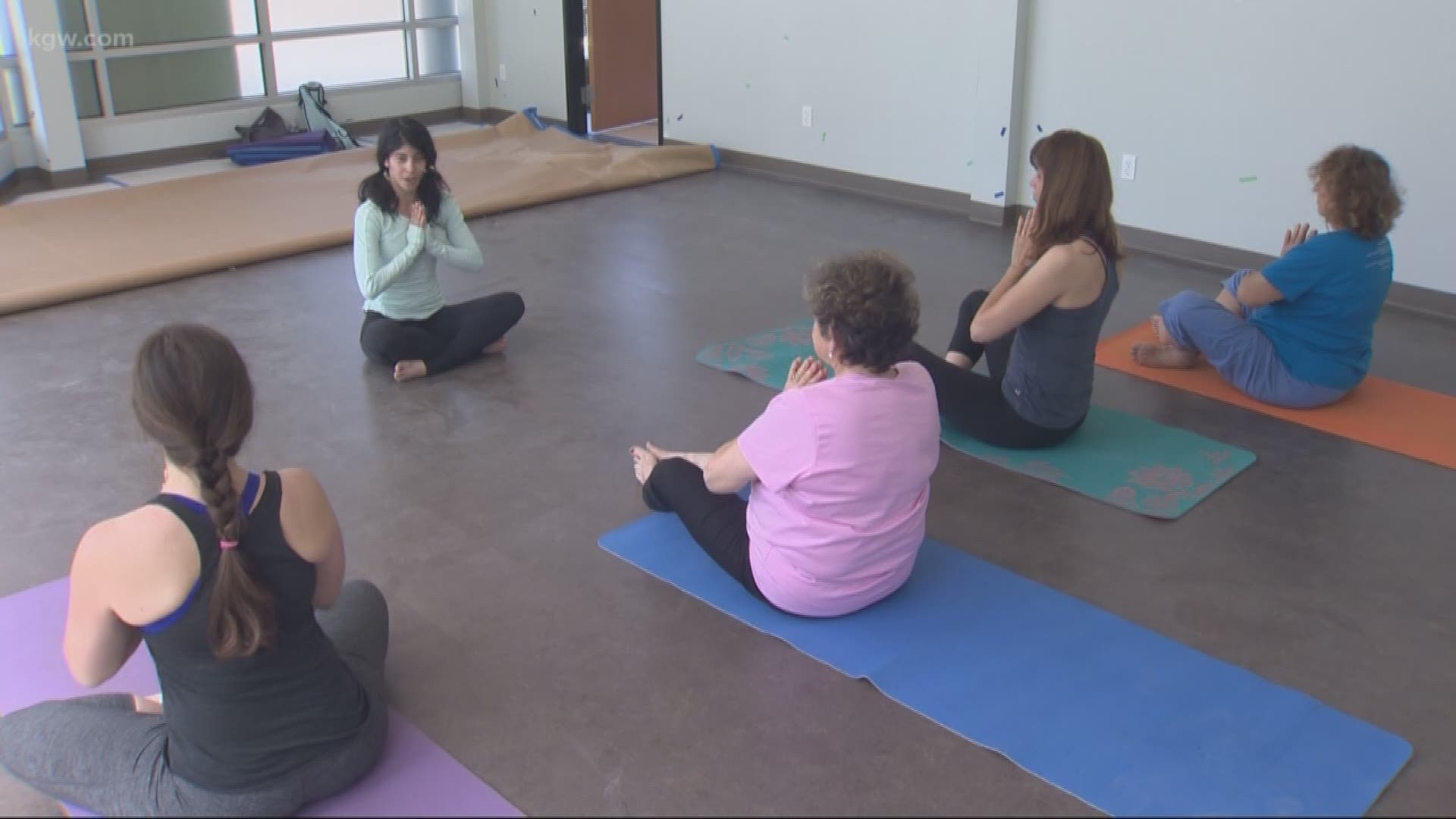 Yoga is helping domestic violence survivors heal.